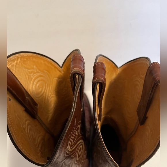 Men\'s Brown Style 08207 Leather Justin Cowboy Boots Sz 8.5 D main image 8